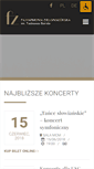 Mobile Screenshot of filharmoniazg.pl